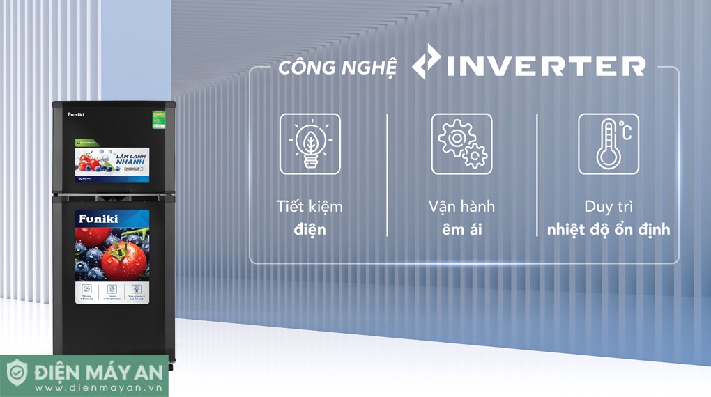 Tủ Lạnh Funiki Inverter 159 Lít HR T8159TDG - công nghệ inverter